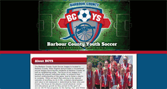 Desktop Screenshot of barbourcountysoccer.com