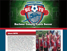 Tablet Screenshot of barbourcountysoccer.com